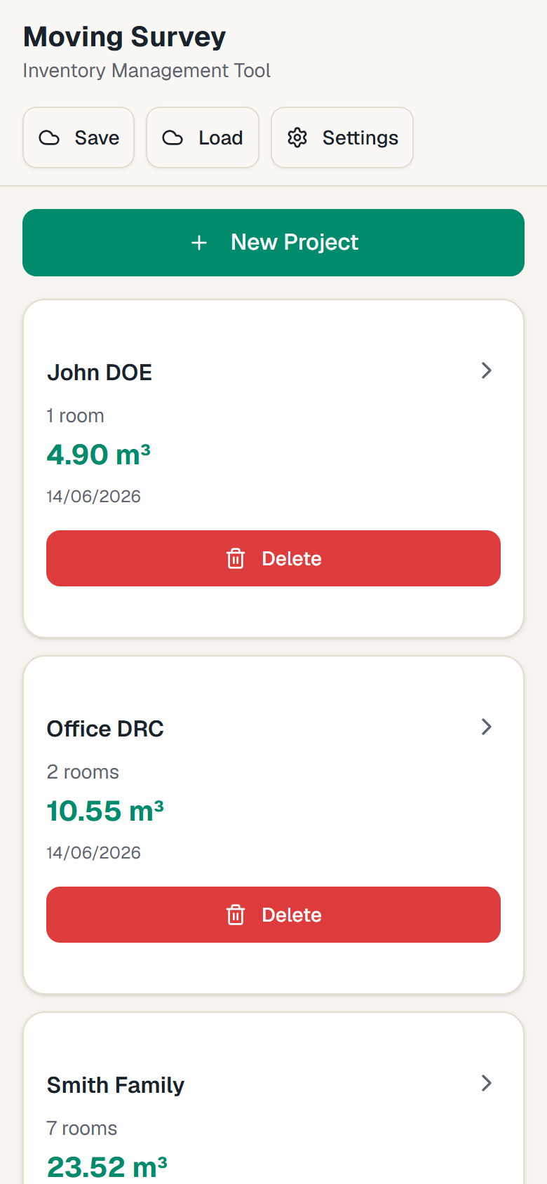 Smartphone app preview